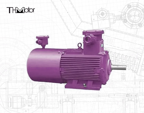 IC411 Elektrische vlamwerende motor IP55 Beschermingsklasse ≤ 70 dB
