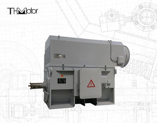 Industriële continue werking S1 Eekhoornkooi motor IP55 0,89 Vermogenfactor 450Mm Schachthoogte