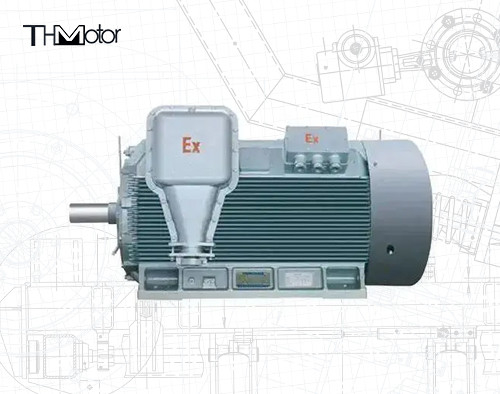IP55 Vlambestendige elektromotor 50 Hz VVVF Versnellingsregeling ≤ 70 dB Geluidsniveau