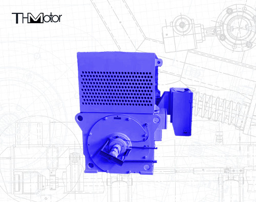 Hoogspannings AC-motor van de HV-serie met een rotor met een laag trillingsniveau